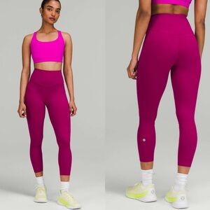 Lululemon Base Pace 23” Leggings Magenta Purple Size 4